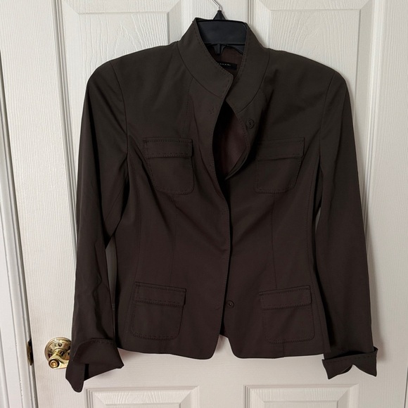 Elie Tahari Jackets & Blazers - Elie Tahari Dark Brown Women's Blazer military fitted medium